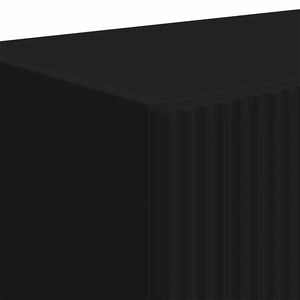 TV Vägghylla Svart 59,5 x 31 x 100 cm Konstruerat trä