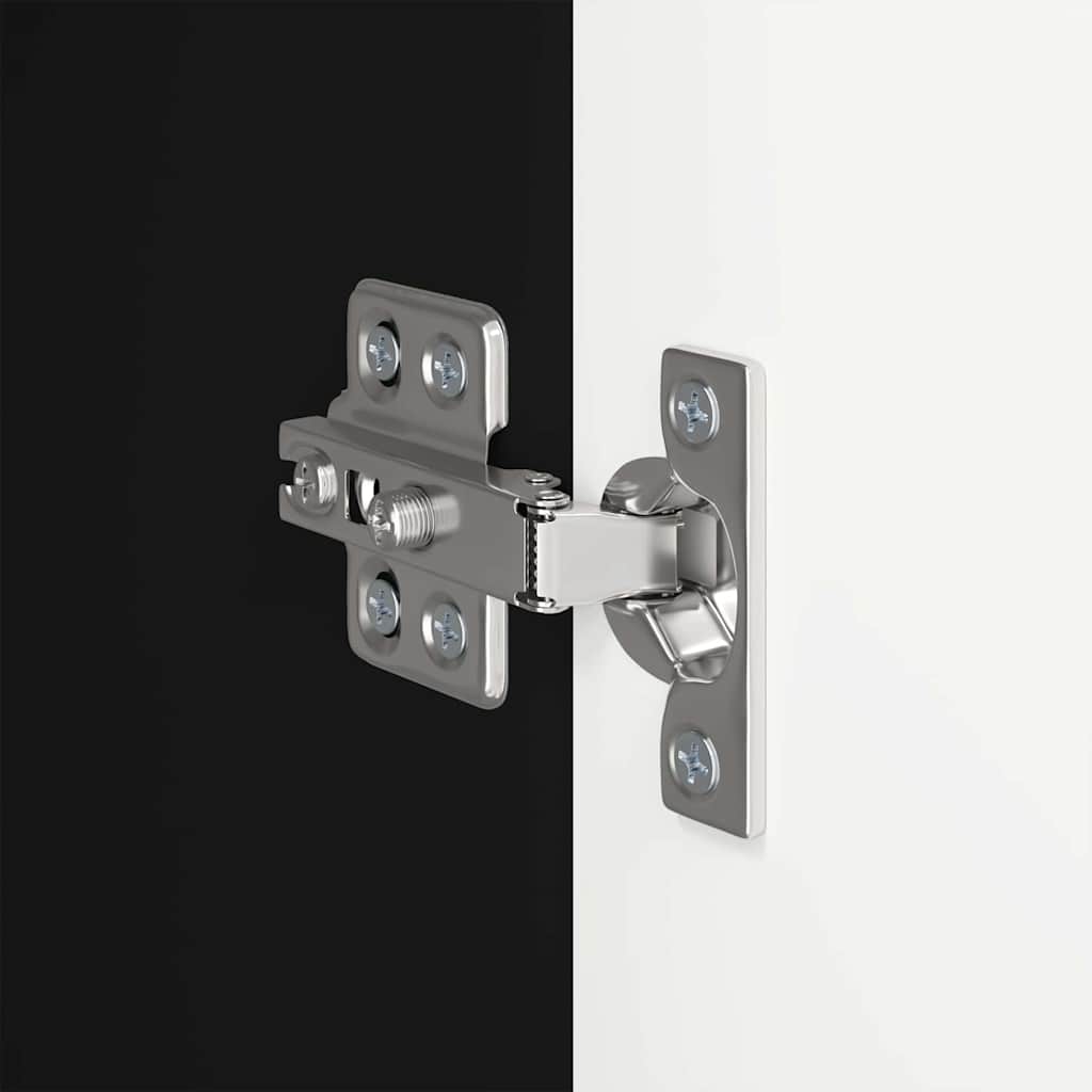 TV Vägghylla Svart 59,5 x 31 x 100 cm Konstruerat trä