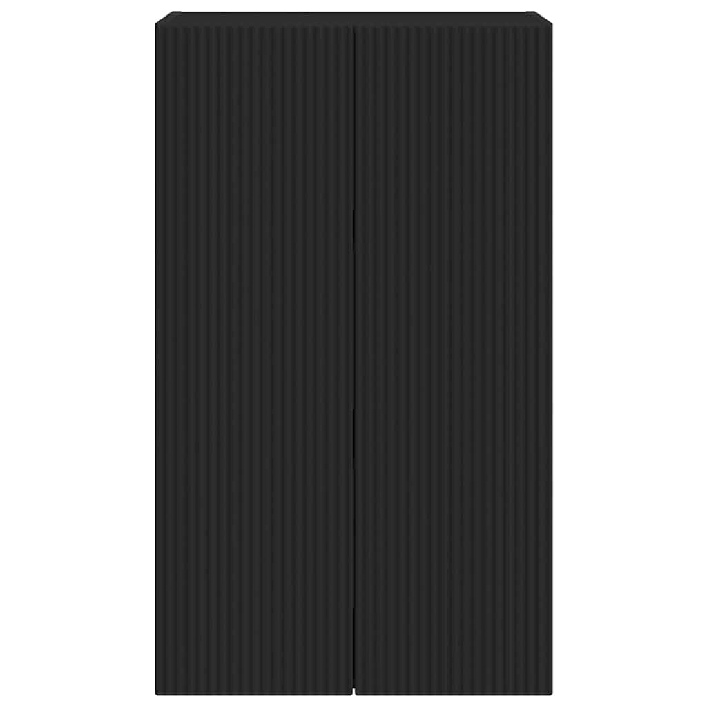 TV Vägghylla Svart 59,5 x 31 x 100 cm Konstruerat trä