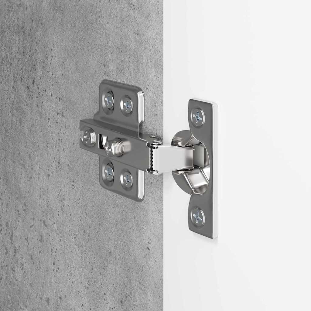 TV Vägghylla Betonggrå 59,5 x 31 x 100 cm Konstruerat trä