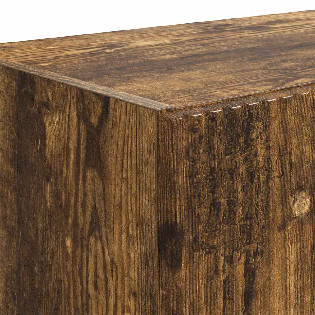 TV Vägghylla Rökt ek 59,5 x 31 x 100 cm Konstruerat trä