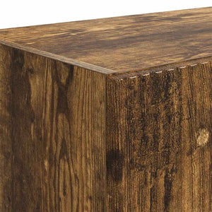 TV Vägghylla Rökt ek 59,5 x 31 x 100 cm Konstruerat trä