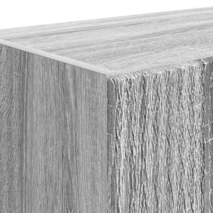 TV Vägghylla Grå Sonoma 59,5 x 31 x 100 cm Konstruerat trä