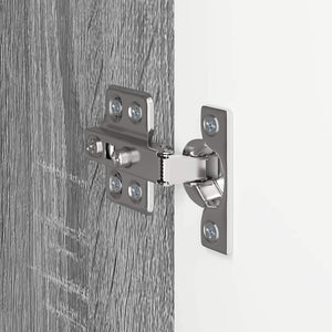 TV Vägghylla Grå Sonoma 59,5 x 31 x 100 cm Konstruerat trä