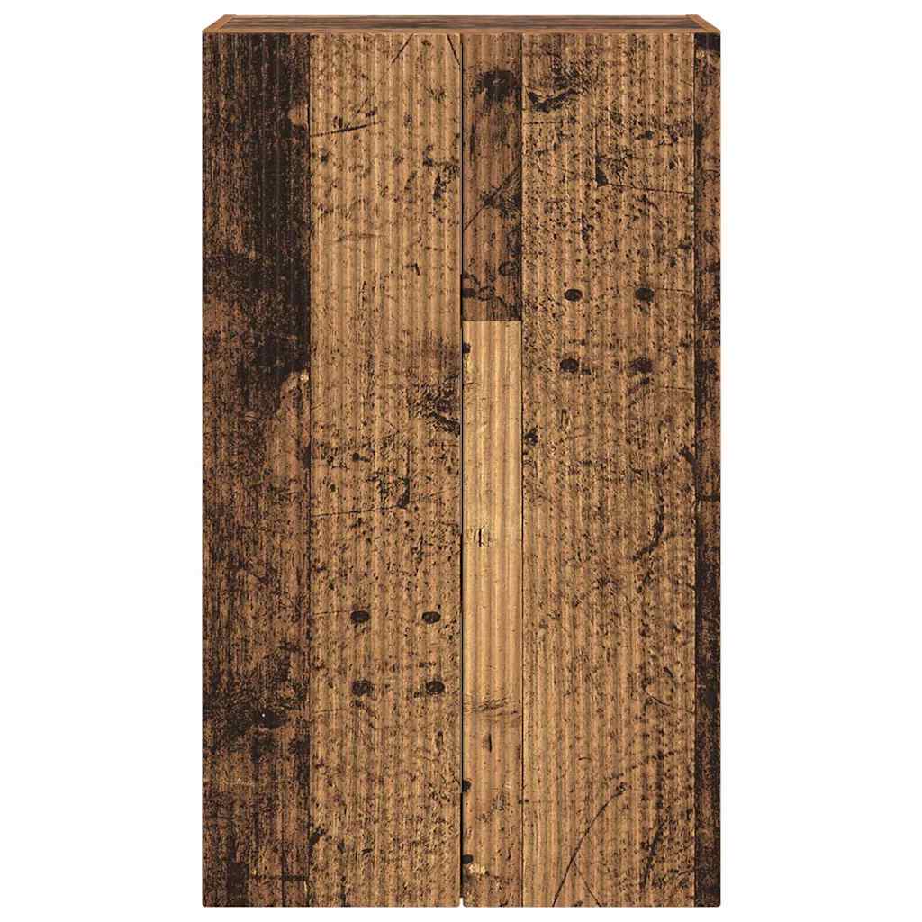 TV Vägghylla Gammalt trä 59,5 x 31 x 100 cm Konstruerat trä