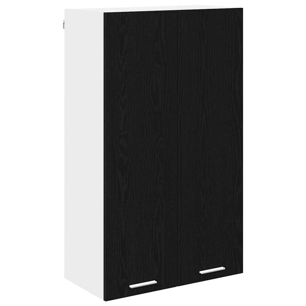 Hängande skåp Svart Ek 60 x 31 x 100 cm Konstruerat trä