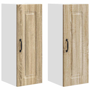 Köksskåp Kalmar 2 pcs Sonoma-ek 30 x 31 x 80 cm Konstruerat trä