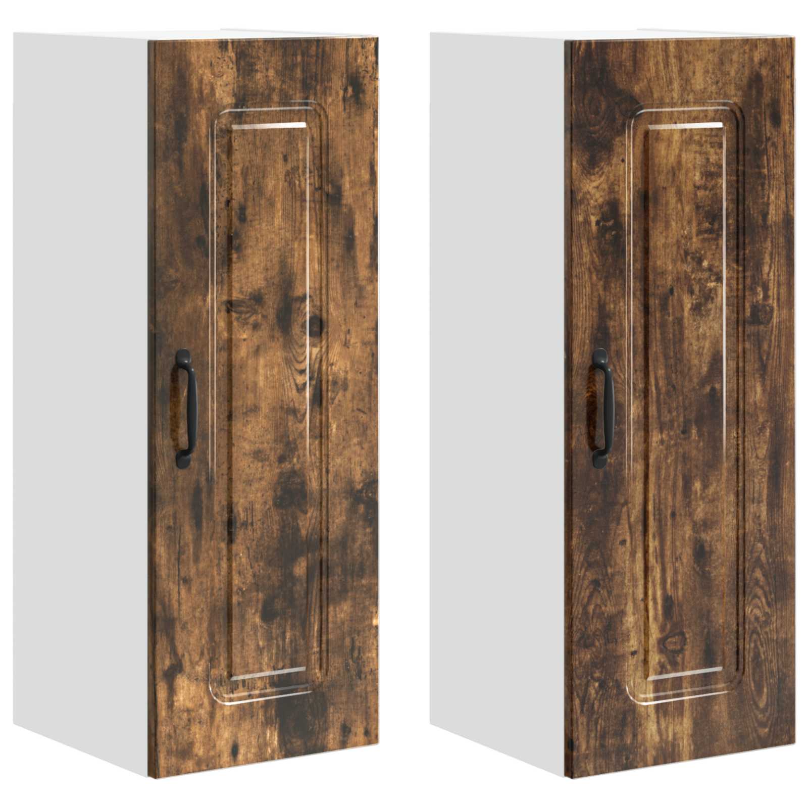 Köksskåp Kalmar 2 pcs Rökt ek 30 x 31 x 80 cm Konstruerat trä