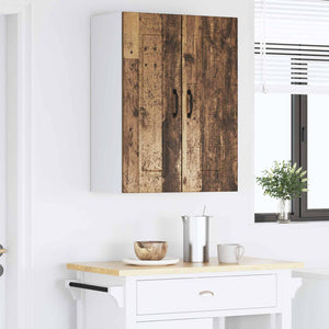 Köksskåp med lagring Kalmar 2 pcs Gammalt trä 30 x 31 x 80 cm