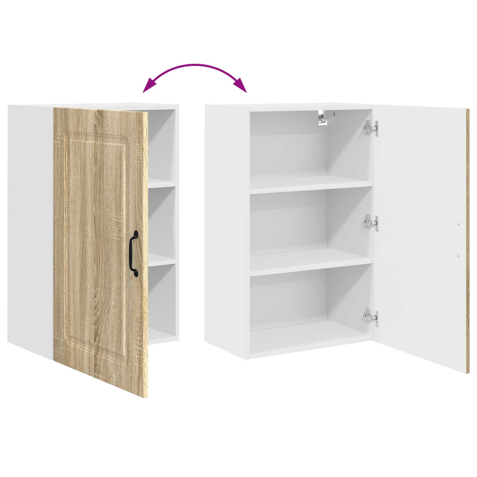 Köksskåp Kalmar Sonoma-ek 50 x 31 x 80 cm Konstruerat trä