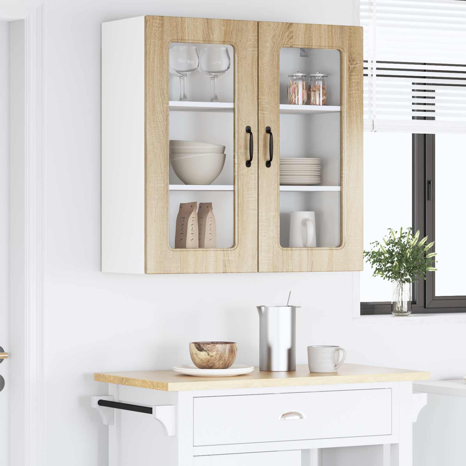 Köksskåp Kalmar Sonoma-ek 80 x 31 x 80 cm Konstruerat trä