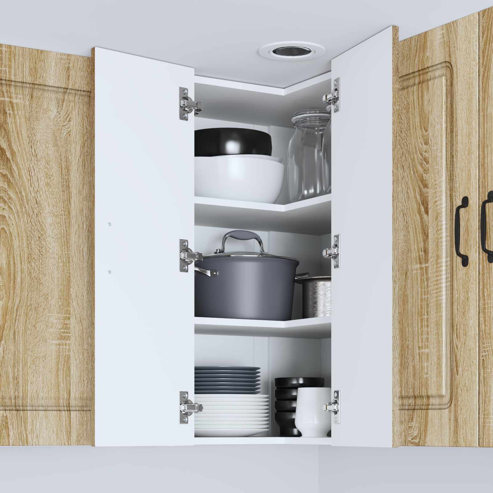 Köksskåp Kalmar Sonoma-ek 57 x 57 x 80 cm Konstruerat trä