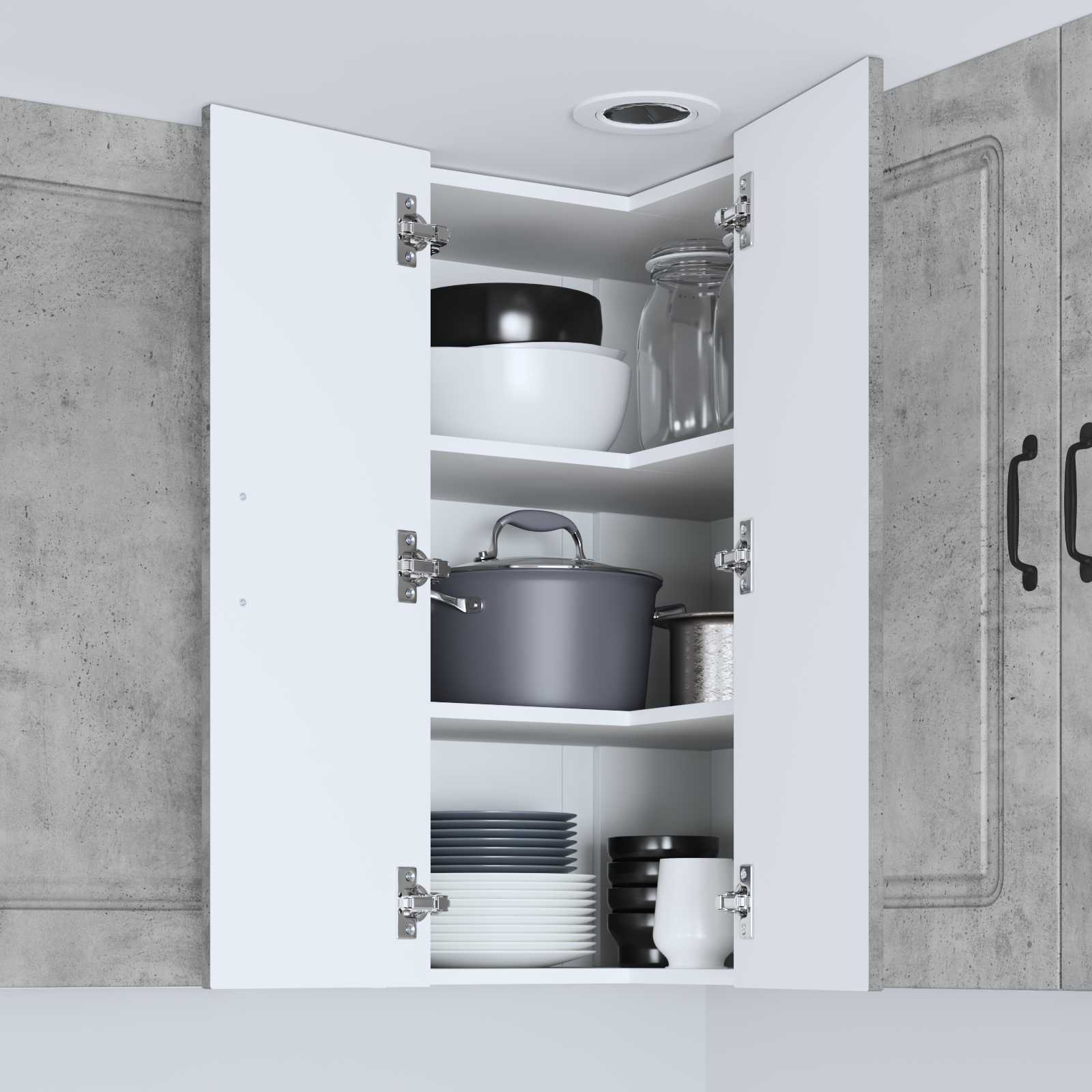 Köksskåp Kalmar Betonggrå 57 x 57 x 80 cm Konstruerat trä