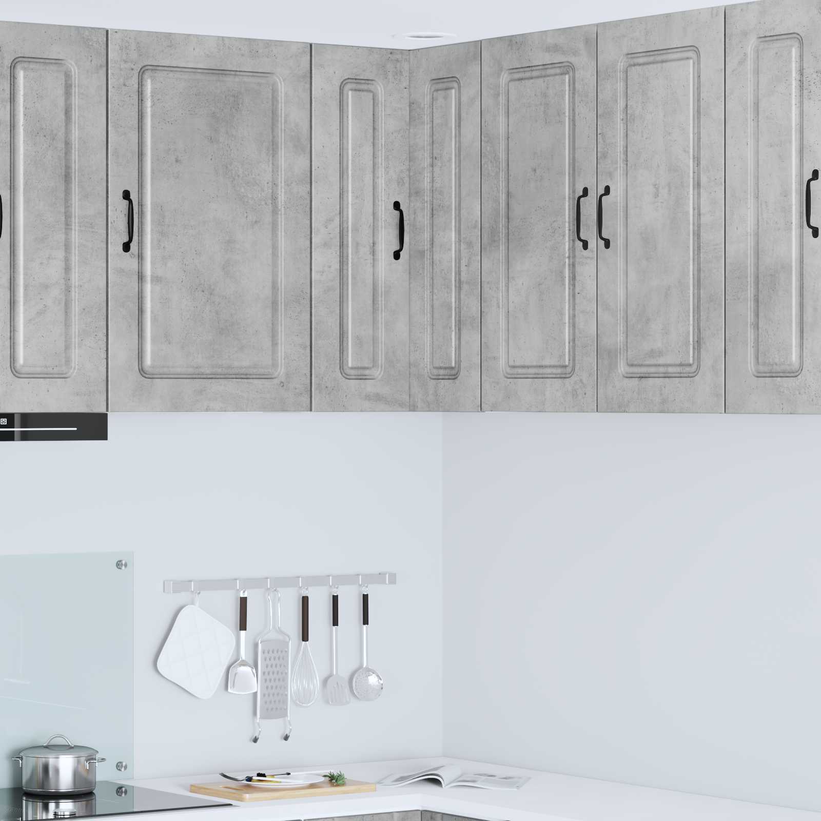 Köksskåp Kalmar Betonggrå 57 x 57 x 80 cm Konstruerat trä