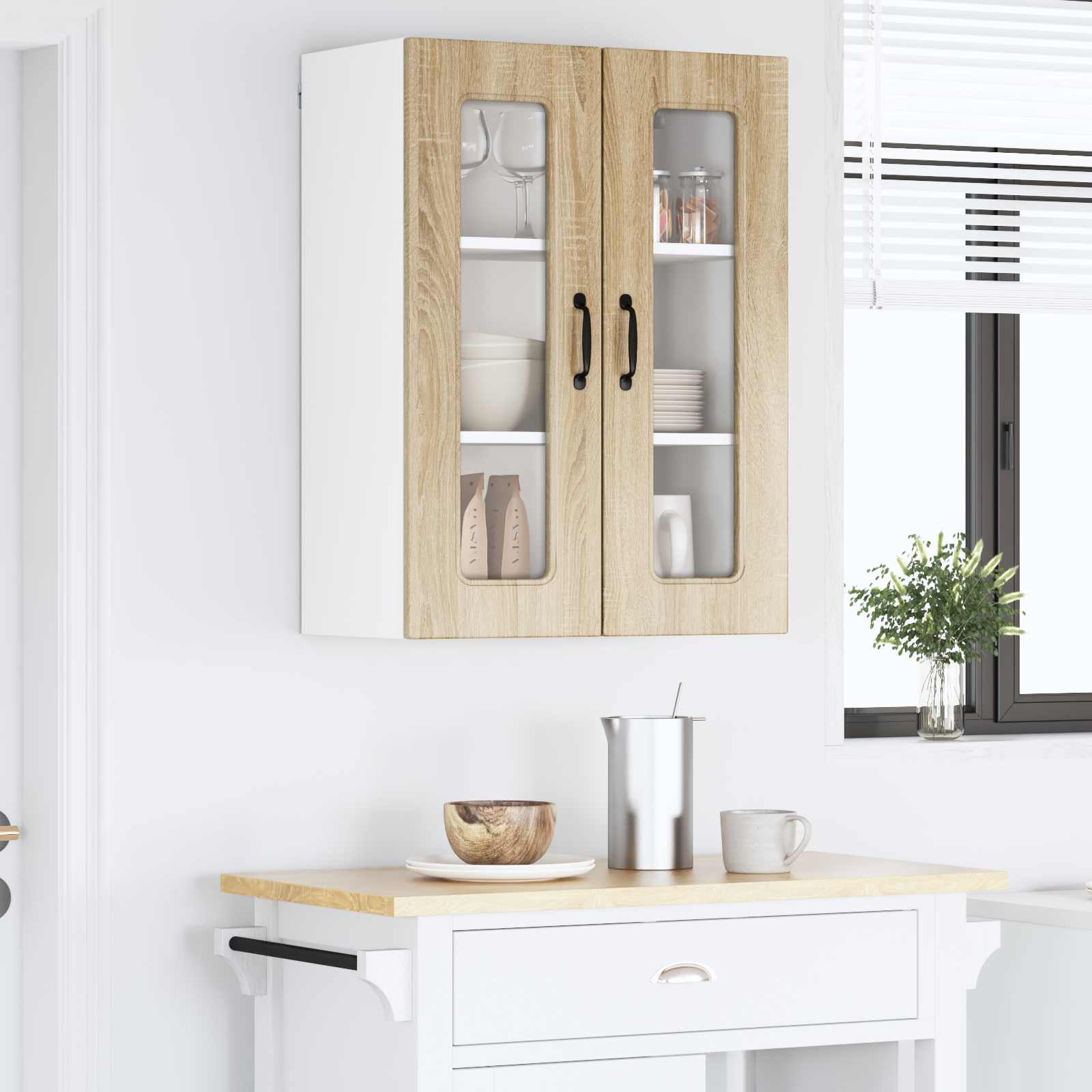 Köksskåp Kalmar Sonoma-ek 60 x 31 x 80 cm Konstruerat trä