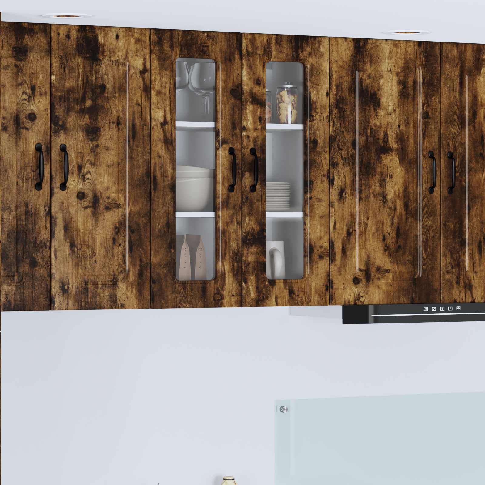 Köksskåp Kalmar Rökt ek 60 x 31 x 80 cm Konstruerat trä