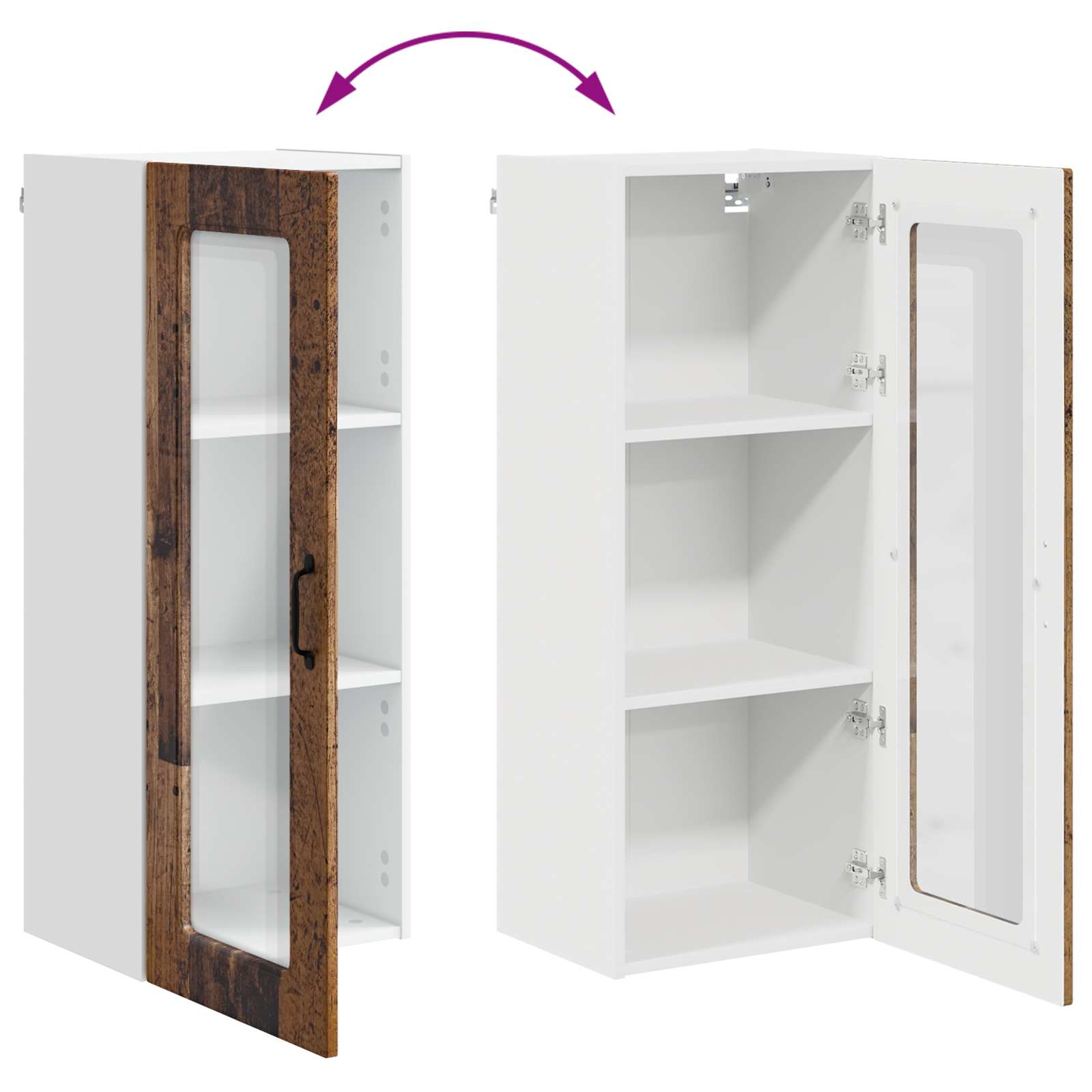 Köksskåp Kalmar Gammalt trä 40 x 31 x 100 cm Konstruerat trä