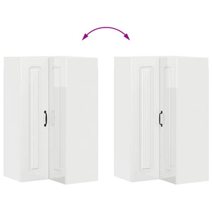 Köksskåp Kalmar Högblanka vita 57 x 57 x 100 cm Konstruerat trä