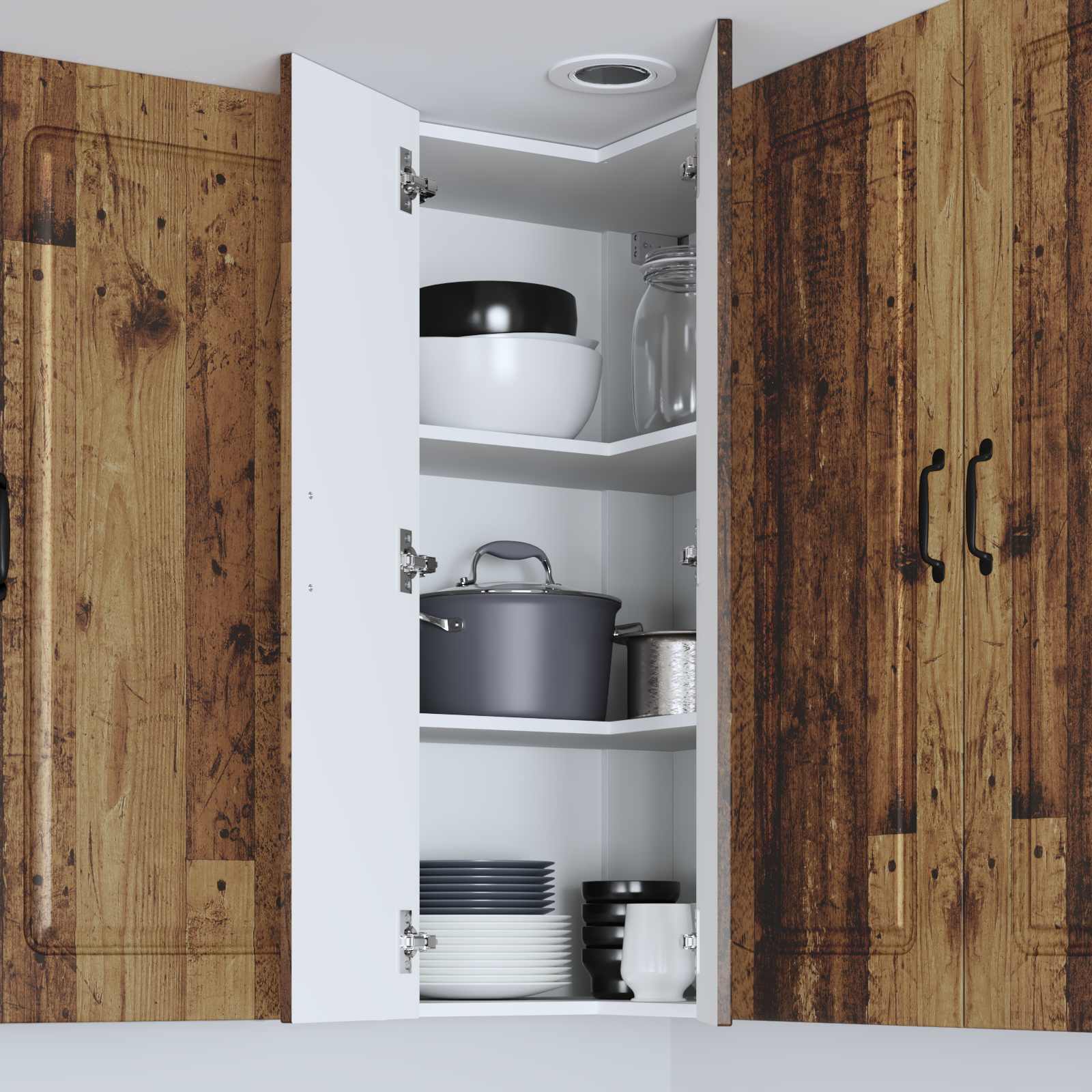 Köksskåp Kalmar Gammalt trä 57 x 57 x 100 cm Konstruerat trä