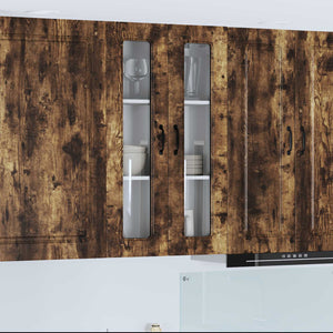 Köksskåp Kalmar Rökt ek 60 x 31 x 100 cm Konstruerat trä