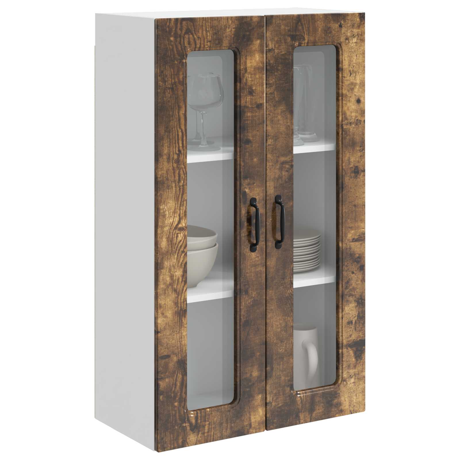 Köksskåp Kalmar Rökt ek 60 x 31 x 100 cm Konstruerat trä