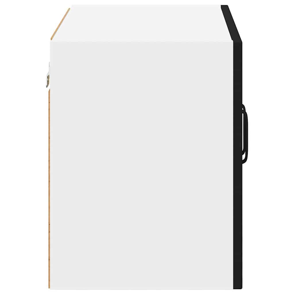 Väggskåp för kök med dörr Svart 60 x 31 x 40 cm Konstruerat trä