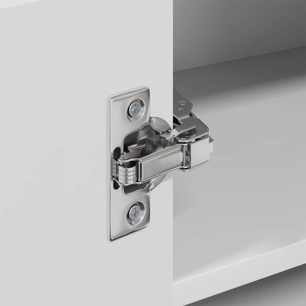 Köksskåp Högblanka vita 57 x 57 x 40 cm Konstruerat trä