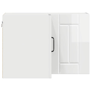 Köksskåp Högblanka vita 57 x 57 x 40 cm Konstruerat trä