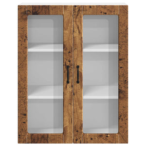 Väggskåp för kök Gammalt trä 80 x 31 x 100 cm Konstruerat trä