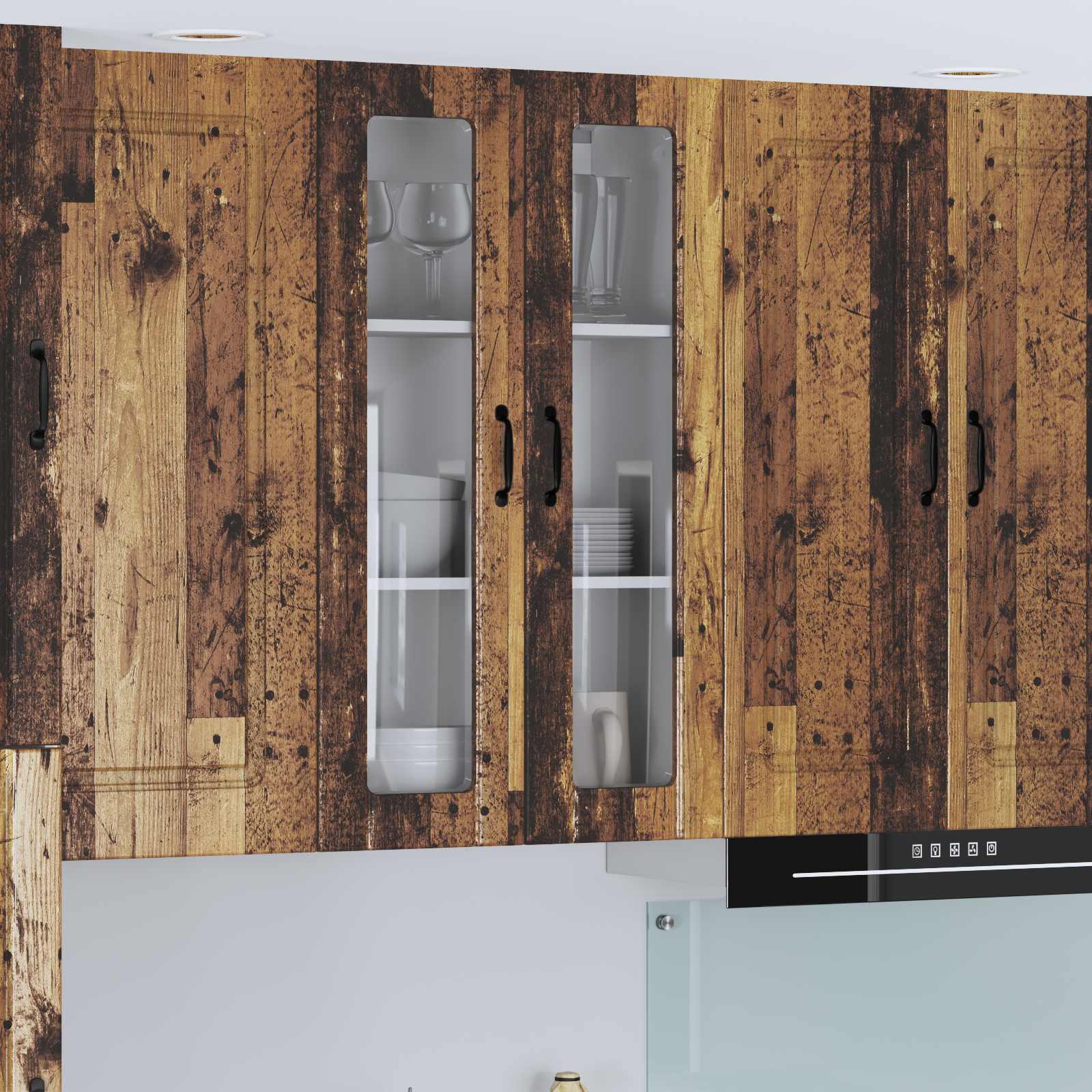 Väggskåp för kök Gammalt trä 60 x 31 x 100 cm Konstruerat trä