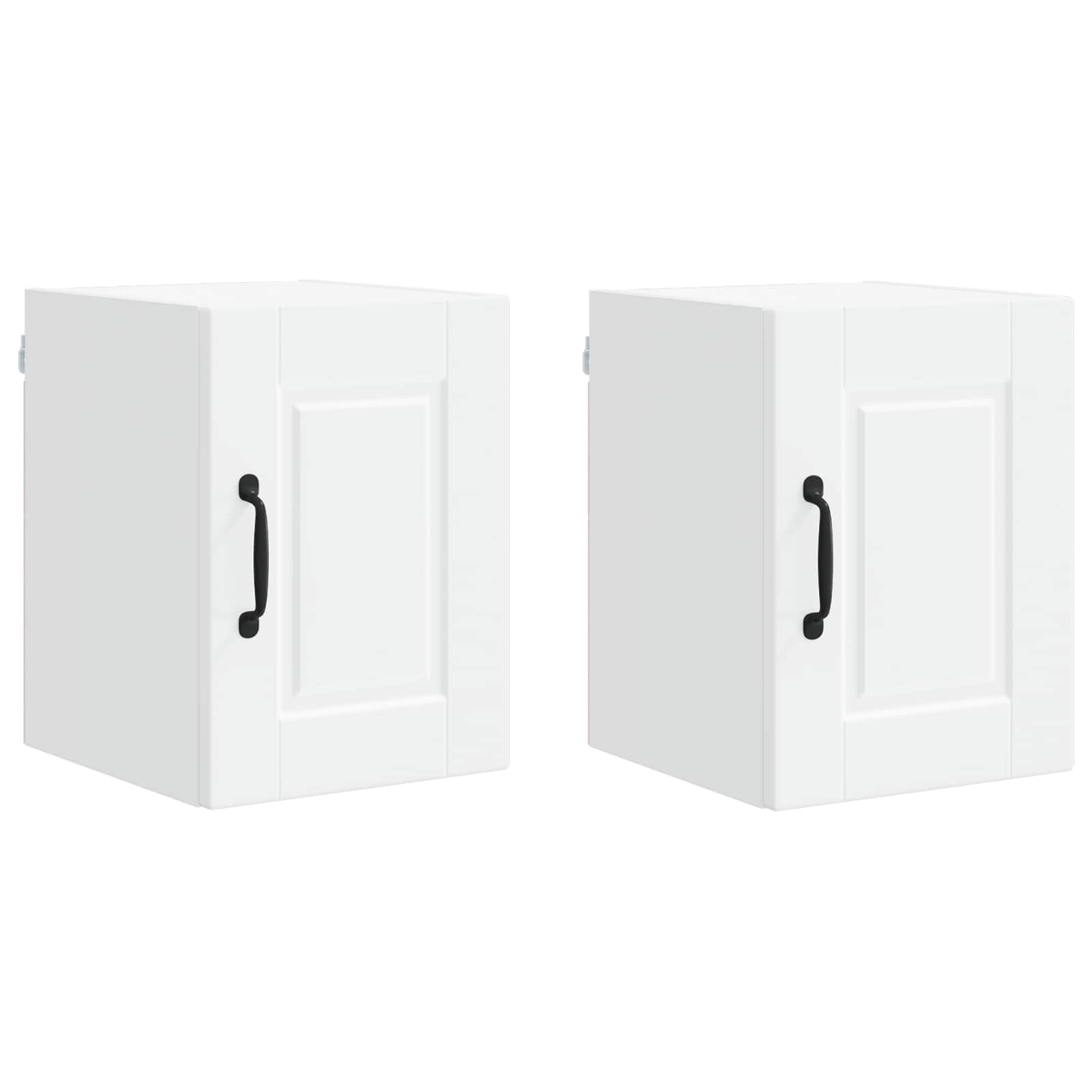 Köksskåp med hylla 2 pcs Vit 30 x 31 x 40 cm Konstruerat trä