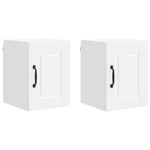 Köksskåp med hylla 2 pcs Vit 30 x 31 x 40 cm Konstruerat trä