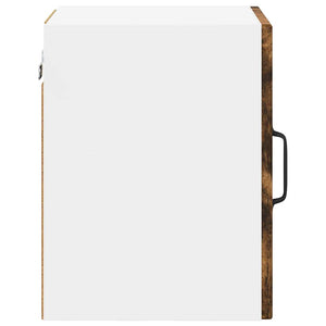 Köksskåp med dörr 2 pcs Rökt ek 30 x 31 x 40 cm Konstruerat trä