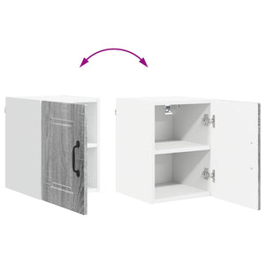 Köksskåp med hylla Grå Sonoma 30 x 31 x 40 cm Konstruerat trä