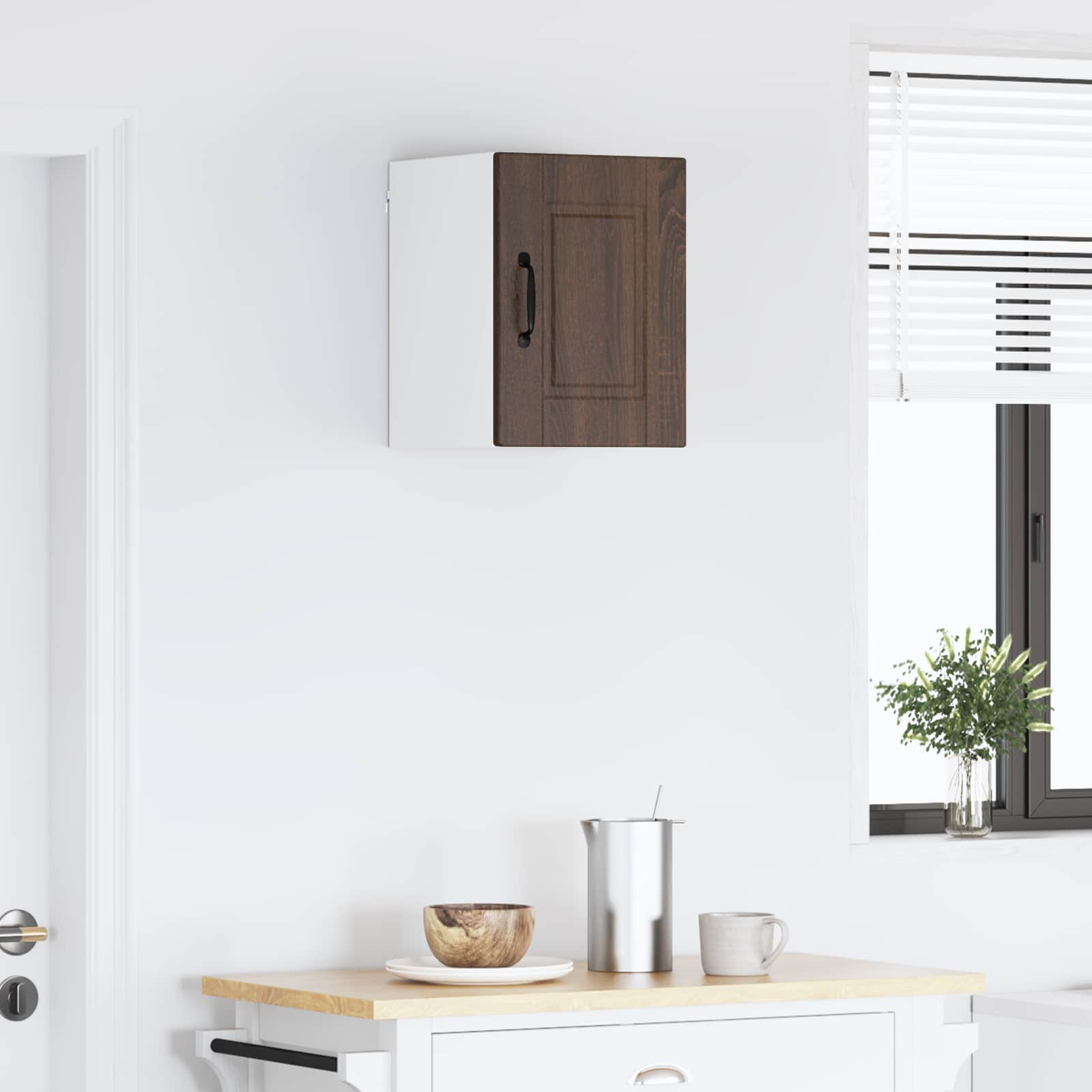 Köksskåp med hylla Brun Ek 30 x 31 x 40 cm Konstruerat trä