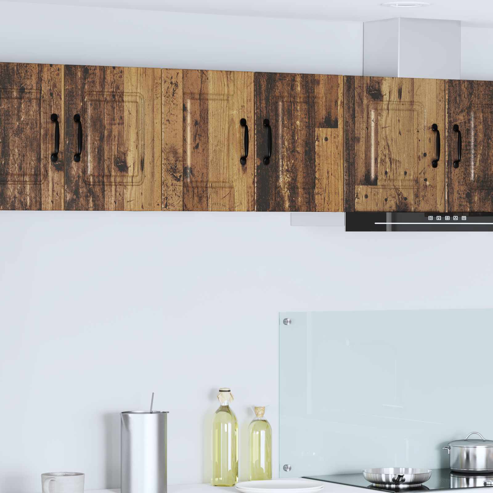 Köksskåp med hylla Gammalt trä 30 x 31 x 40 cm Konstruerat trä