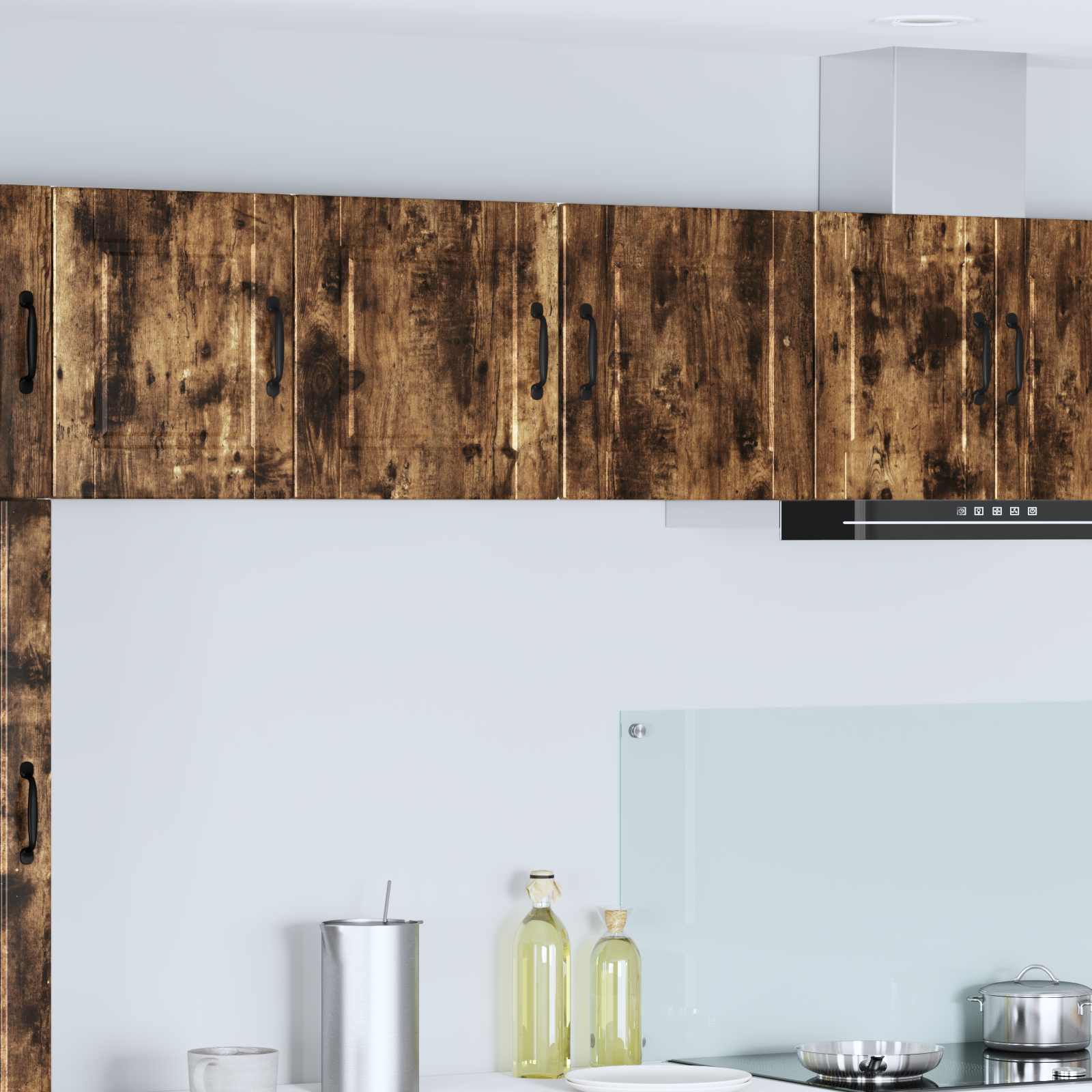 Köksskåp med hylla Rökt ek 40 x 31 x 40 cm Konstruerat trä