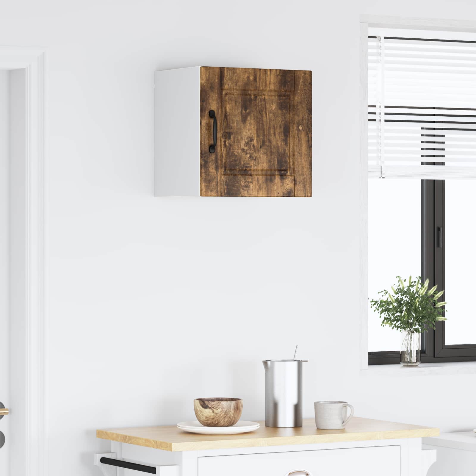 Köksskåp med hylla Rökt ek 40 x 31 x 40 cm Konstruerat trä