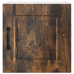 Köksskåp med dörr 2 pcs Rökt ek 40 x 31 x 40 cm Konstruerat trä