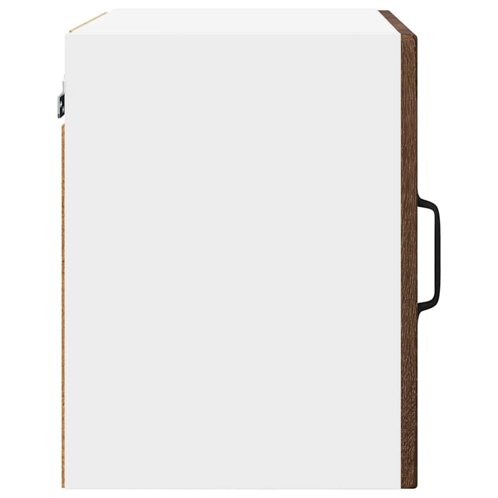 Köksskåp med dörr 2 pcs Brun Ek 40 x 31 x 40 cm Konstruerat trä