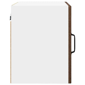 Köksskåp med dörr 2 pcs Brun Ek 40 x 31 x 40 cm Konstruerat trä