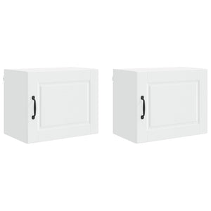 Köksskåp med hylla 2 pcs Vit 50 x 31 x 40 cm Konstruerat trä