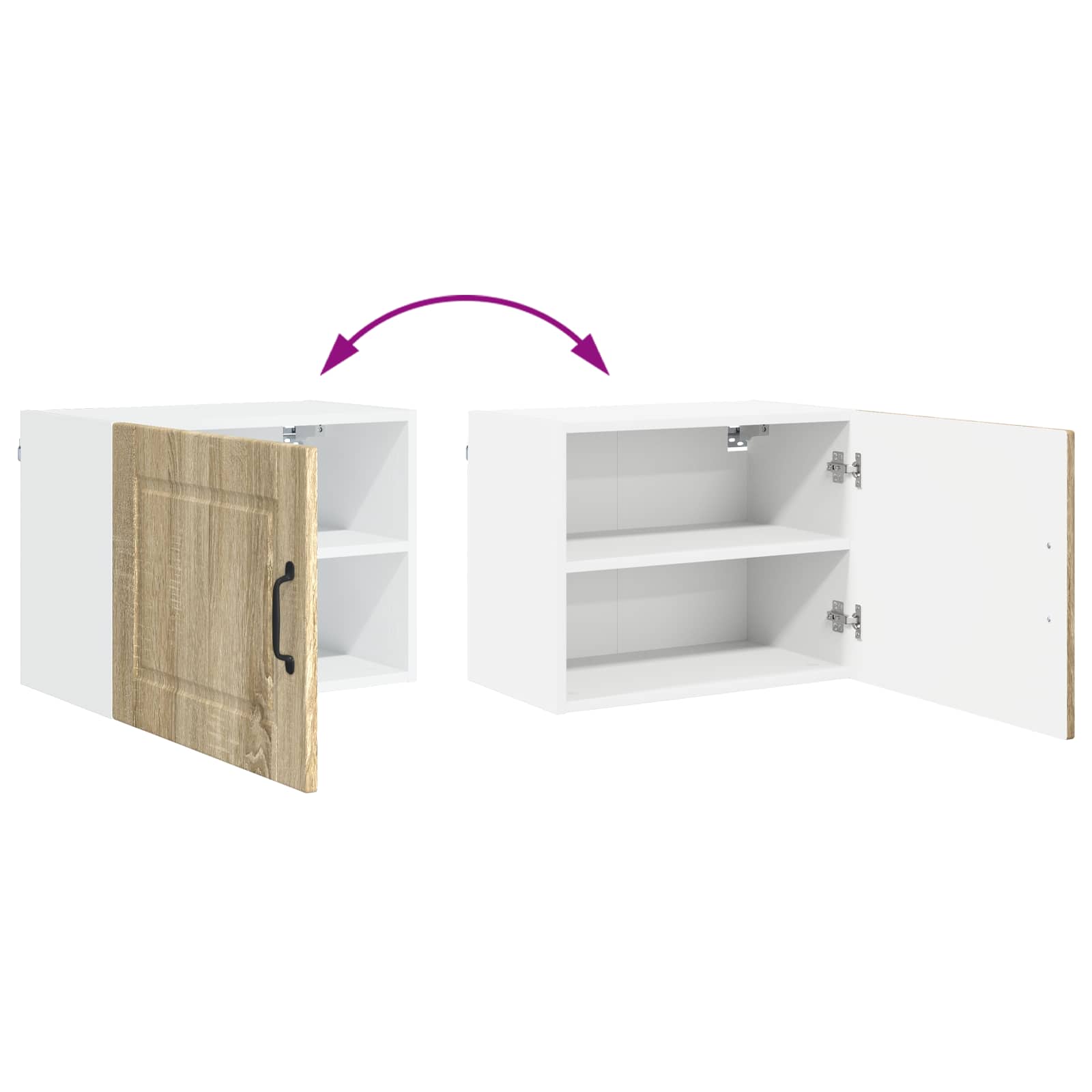 Köksskåp med hylla Sonoma-ek 50 x 31 x 40 cm Konstruerat trä