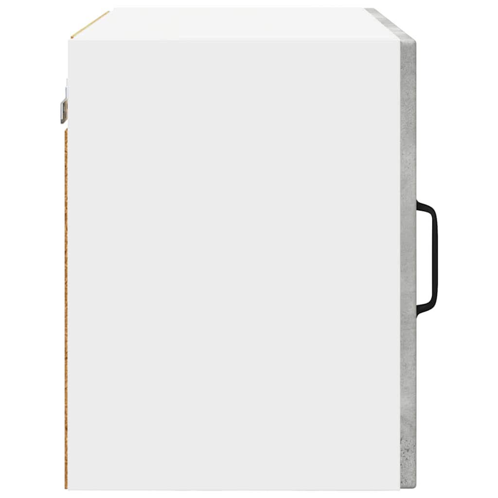 Köksskåp med hylla Betonggrå 50 x 31 x 40 cm Konstruerat trä