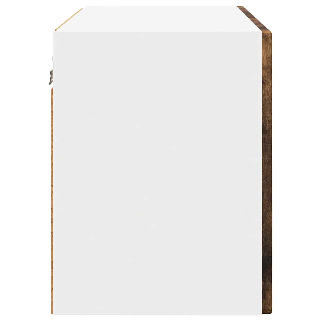 Köksskåp med dörr 2 pcs Rökt ek 60 x 31 x 40 cm Konstruerat trä