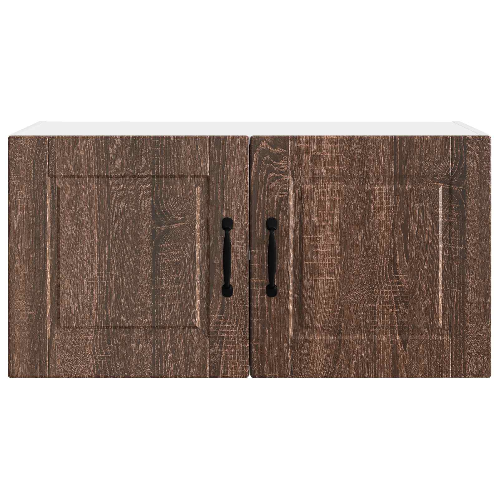 Köksskåp med hylla Brun Ek 80 x 31 x 40 cm Konstruerat trä