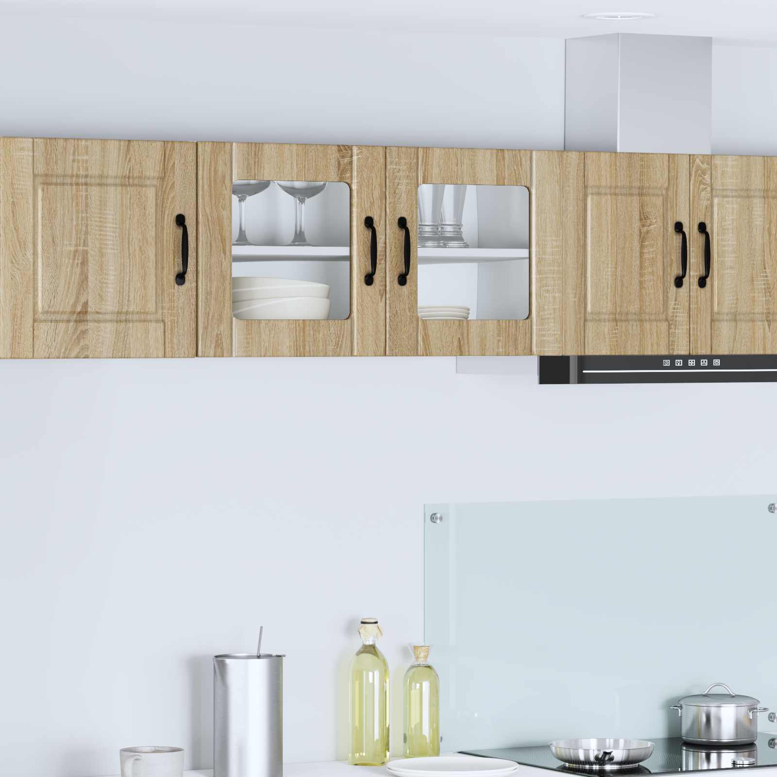 Väggskåp för kök Sonoma-ek 80 x 31 x 40 cm Konstruerat trä