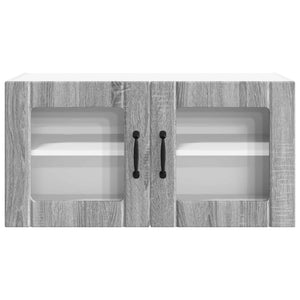 Köksskåp med hylla Grå Sonoma 80 x 31 x 40 cm Konstruerat trä