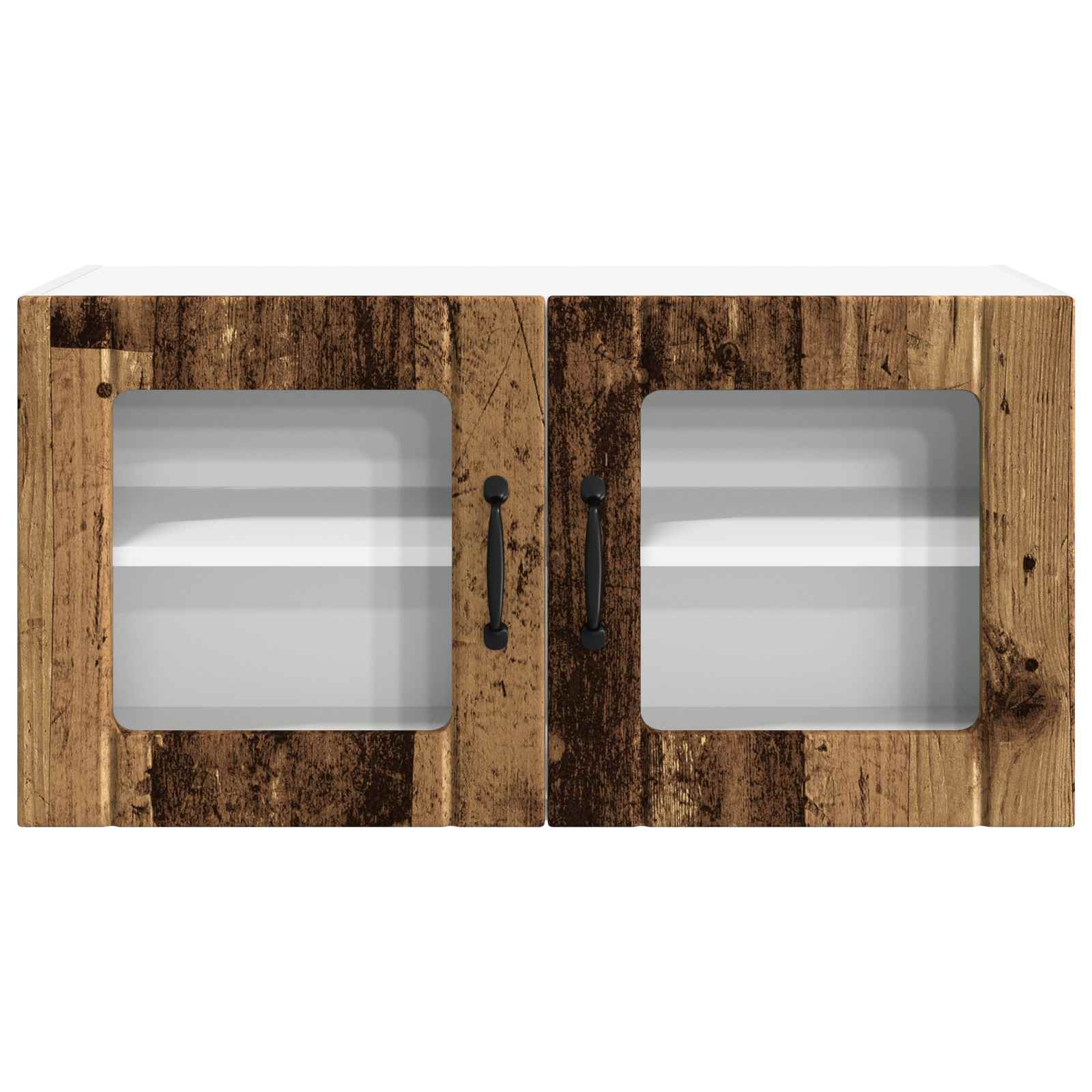 Köksskåp med hylla Gammalt trä 80 x 31 x 40 cm Konstruerat trä