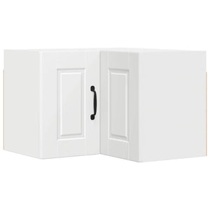 Köksskåp med hylla med dörr Vit 57 x 57 x 40 cm Konstruerat trä